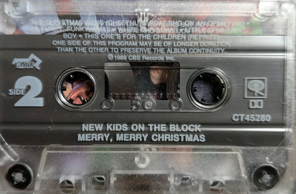 New Kids On The Block - Merry Merry Christmas (1989) - Cassette Tape NKOTB Foto 4 de 4