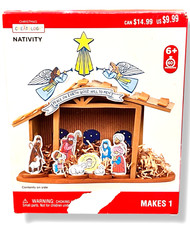 Creatology Nativity Christmas Holiday Craft Kit Foam 3D Ages 6 NEW