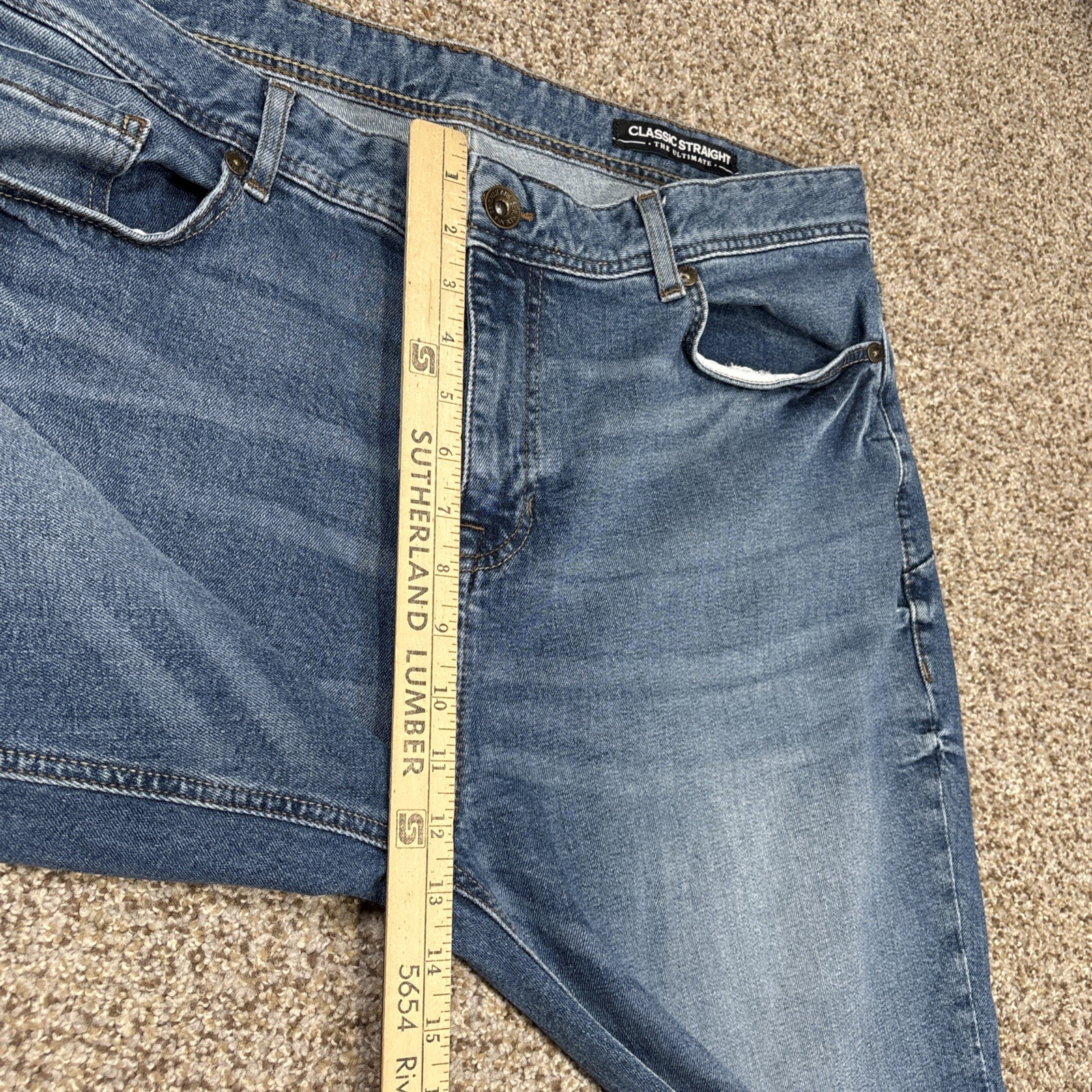 MENS SEVEN 7 JEANS THE ULTIMATE CLASSIC STRAIGHT 40x32 Fits 40 X 31 - View 8