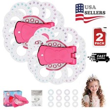 Diamond Styling Tools Hair Gems Styling Set 360 Colorful Gemstones - Pack oF 2