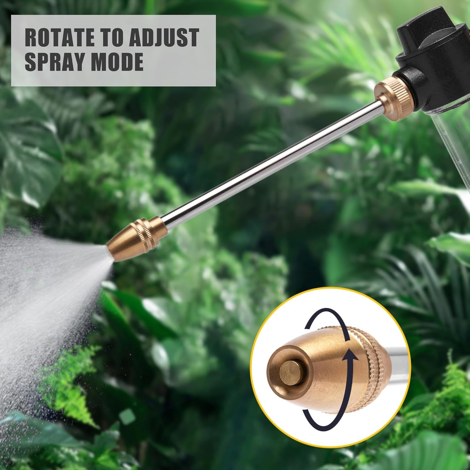Car Wash Foam Gun with Brass Nozzle & Soap Dispenser - Heavy-Duty Cleaning Tool