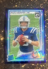 2025 Panini Optic - Rated Rookie Riley Leonard #255 Purple Shock Prizm (RC)