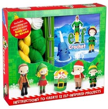 Elf Movie Christmas Crochet Kit w 12 Elf-Inspired Projects by Thunder Bay Press