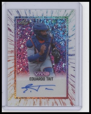 2025 Leaf Vivid #BA-ET1 Eduardo Tait Autographs Laser White SN,AU