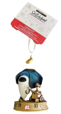 Disney Wall-E & Eve Skizzenbuch Vermächtnis hängendes Ornament 15. Jahrestag Neu
