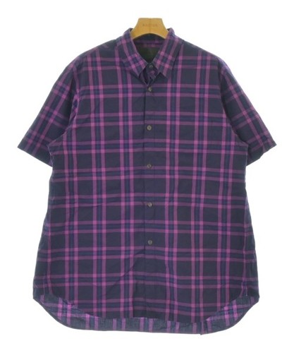 FUMITO GANRYU Casual Shirts PurplexBlue(Check Pattern) 2200700862023