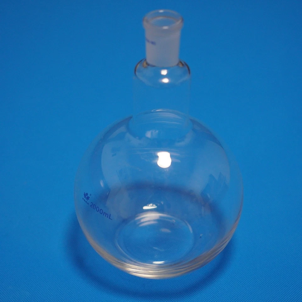 lab glass flat bottom flask 1000 ml boil flask laboratory glass flask - Image 4 of 4