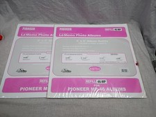 Pioneer Album Refill Pages 46-MP Lot Of 2 Packs Up to 4x6 Photos 20 Pages Total