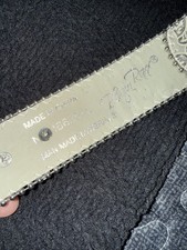 BLAZIN ROXX PASEK DAMSKI - DUŻA WESTERN KOWBOJKA - SREBRNY METALICZNY, CYRKONIE