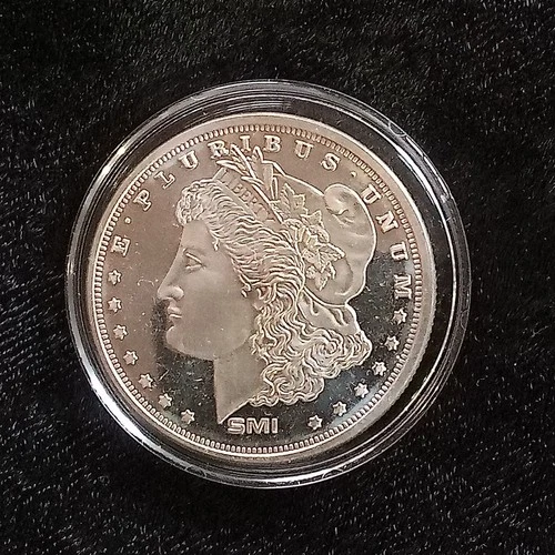 SMI Morgan Design 1 oz .999 Fine Silver Round