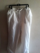 Vtg,Ladies Nylon Jogging Straight Leg Pants '90s Medium,Lined, Pockets