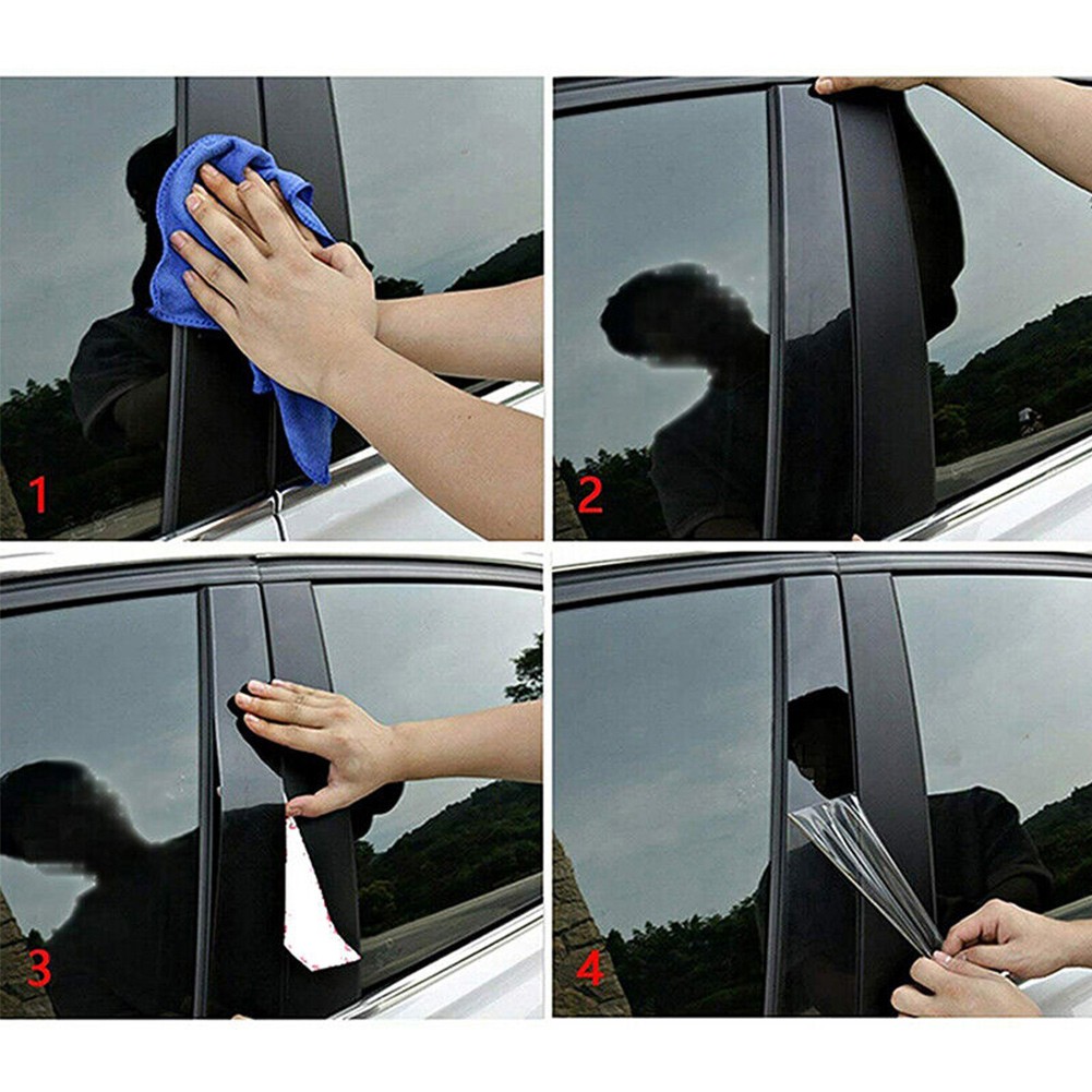 Door Window Pillar Post Decoration Cover Trim Fit BMW X3 F25 2011-2017 8pcs/Set