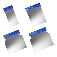 Qeuobue Stainless Steel Body Filler Spreader 2 3 4 Silver Bluesilver Qeuobue Stainless Steel Body Filler Spreader 2 3 4 Silver Bluesilver