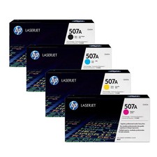 HP 507A Toner Cartridge Set  CE400A, CE401A, CE402A, CE403A 