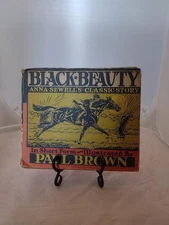SIGNED!  Antique HC book, Black Beauty by Anna Sewell, illus. Paul Brown, 1952