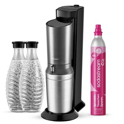 SodaStream Wassersprudler CRYSTAL 3.0 mit Quick Connect CO2 Zylinder inkl 2x