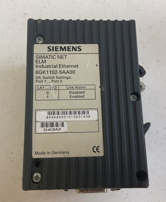 NEW SIEMENS SIMATIC NET ELM 6GK1102-5AA00 INDUSTRIAL ETHERNET, FREE SHIPPING