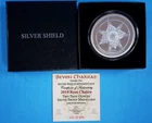 2019 Root Chakra Seven Chakras Number One Silver Shield Medallion 2 Oz 999 Proof