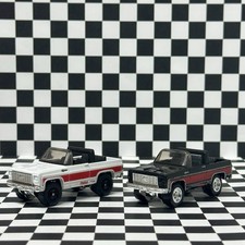 2025 Hot Wheels • '75 Chevy Blazer Custom  - Real Riders - Black & White Customs