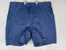 Bellwether Cycling Shorts Mens Extra Large Blue MTB Twill Fabric Padded Trunk