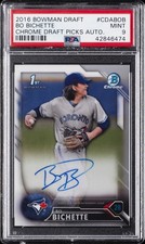 2016 BOWMAN DRAFT CHROME DRAFT PICKS AUTOS #CDABOB BO BICHETTE PSA 9 AUTO