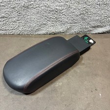 2019-2022 Jeep Renegade Trackhawk Center Console Armrest Lid Red Stitch Leather