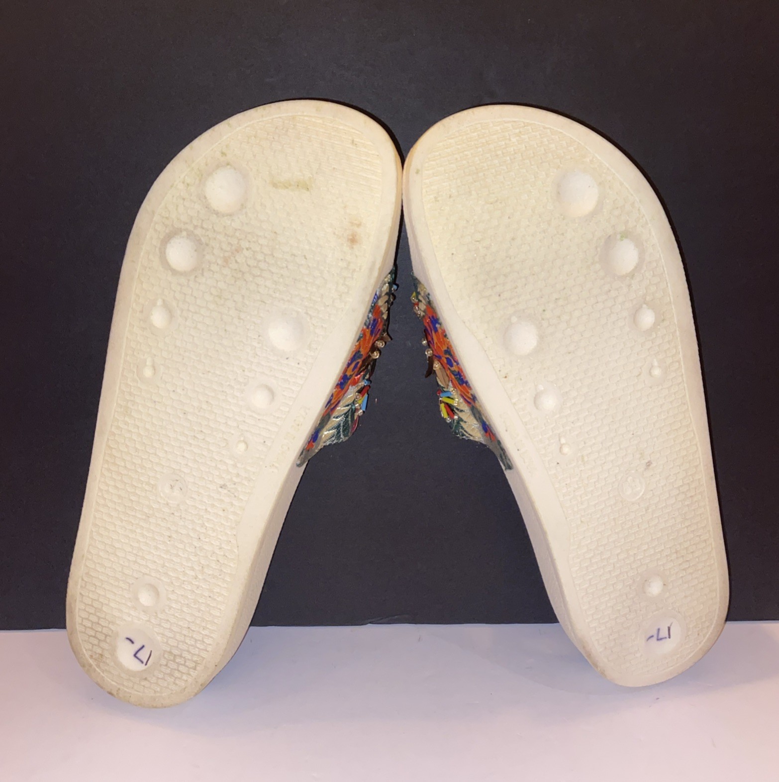 Steve Madden Spark Slides – Size 8– Multicolored … - image 7