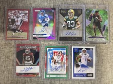 Dallas Turner Prizm Auto RC Lot - 7 Cards - Jeff Janis Select /149, Spectra /35