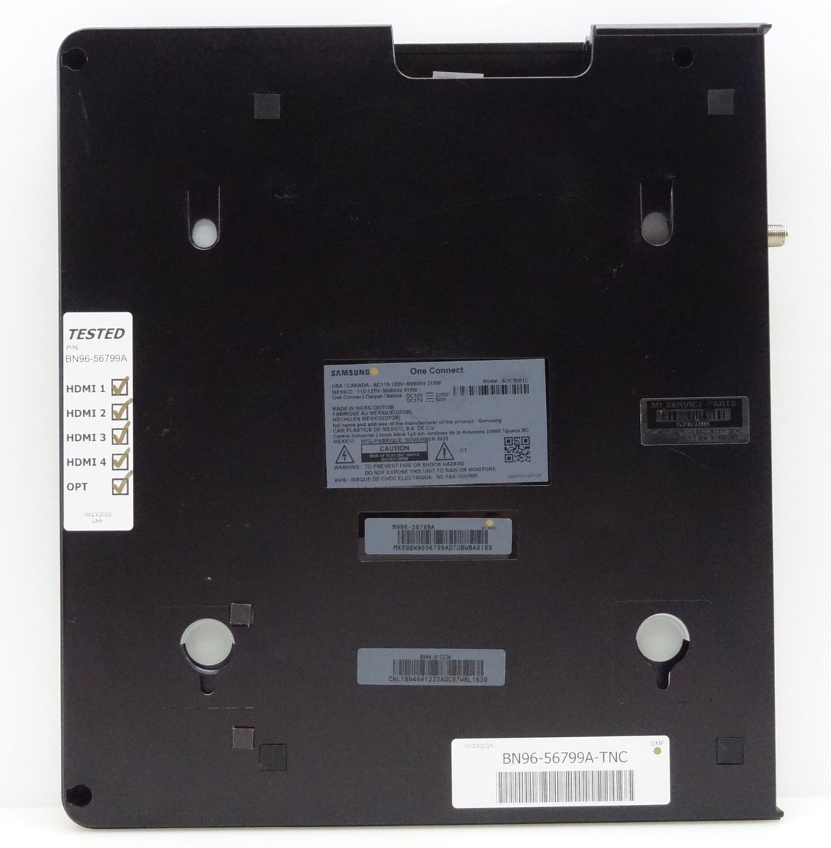 Samsung QN55S95CAFXZA One Connect BN96-56799A - TESTED - NO CORDS