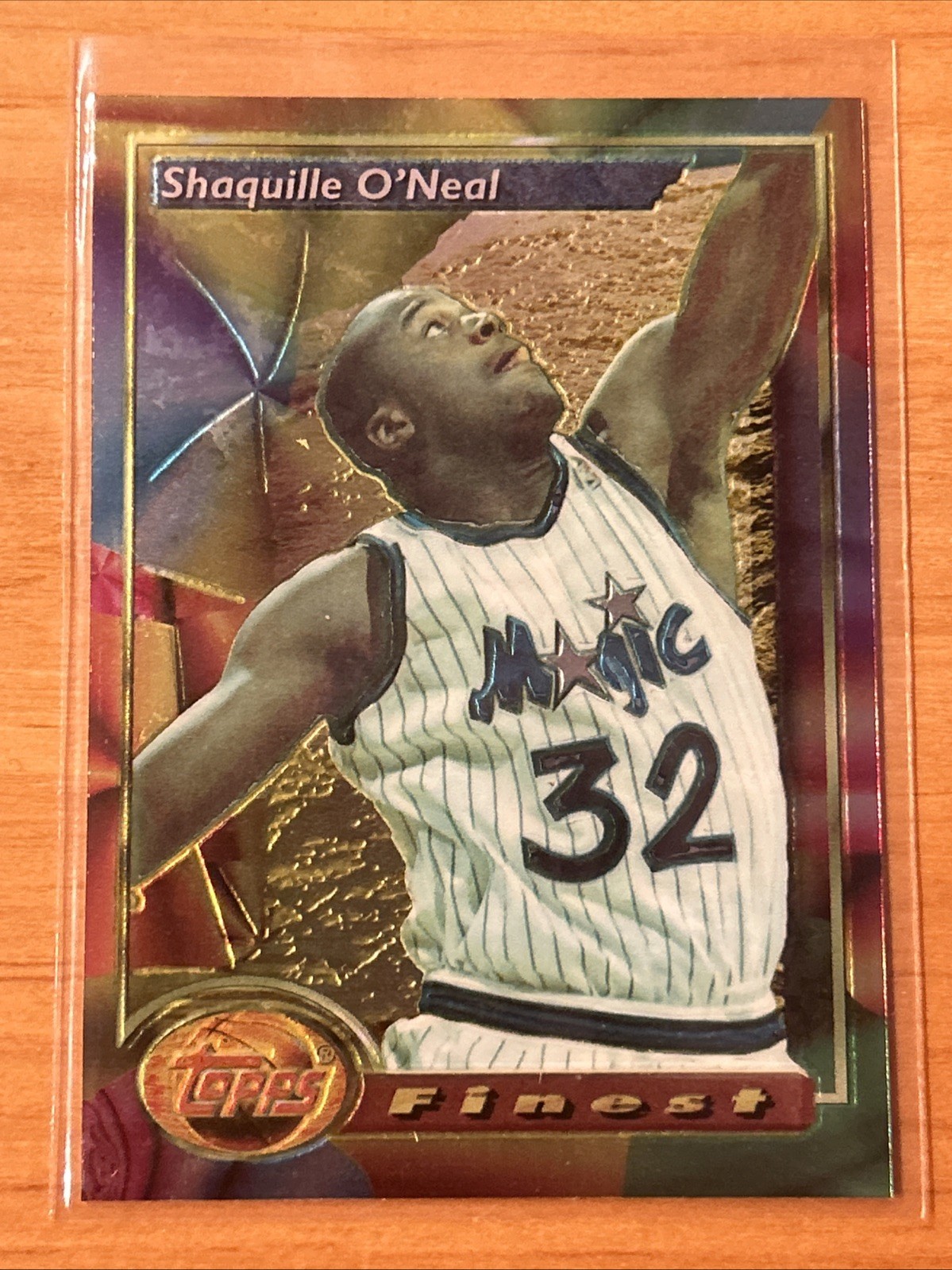 Shaquille O'Neal 1993-94 Topps Finest Card #3 - 1st Year of Topps Finest