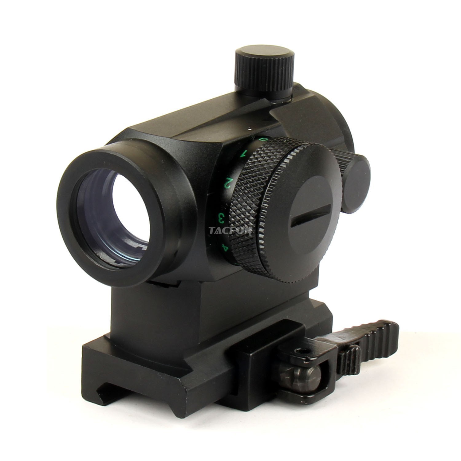 Tactical Holographic Green / Red Dot Sight Scope with Rail Mount & 1" Rail Riser