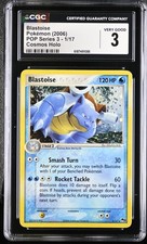 CGC 3 Blastoise 1/17 Pop Series 3 Cosmos Holo Pokemon Card on eBay