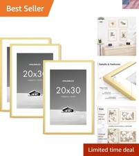20x30 Picture Frame with Removable Mat High Definition Plexiglass Wall Hanging