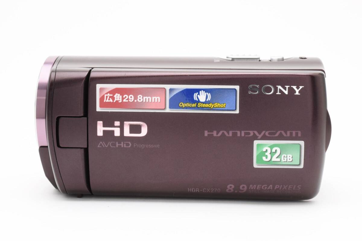 SONY　Handycam　HDR-CX270V SONY HANDYCAM HD HDR-CX270V Digital Video Camera | 30x