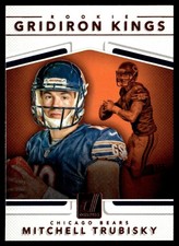 2017 Donruss Rookie Gridiron Kings Mitchell Trubisky Rookie Chicago Bears #6