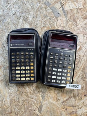 Texas Instruments TI-51-III + TI Programmable 57 Taschenrechner   Ungetestet #A4