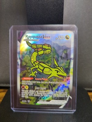 Rayquaza Vmax #20 - Holo Foil Gen 1 - After Skool Hobby Fan Art - Pokemon