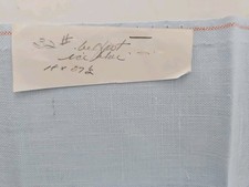 32 Count ICE BLUE Zweigart Belfast Linen Cross Stitch Fabric 18" x 27-1/2"