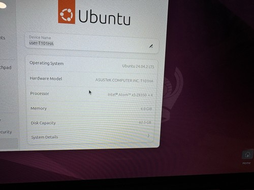 ASUS Transformer T101H Intel Atom X5-Z8350 1,44 GHz 57,5 GB HD 4 GB DDR3 Ubuntu - Foto 8 di 13