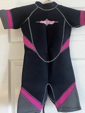 Girls Osprey Shorties Wetsuit 4/6yrs