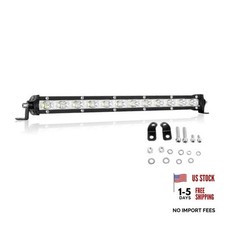 13" 60W Single Row Led Light Bar Spot Beam - Slim Off Road Light Fog Work