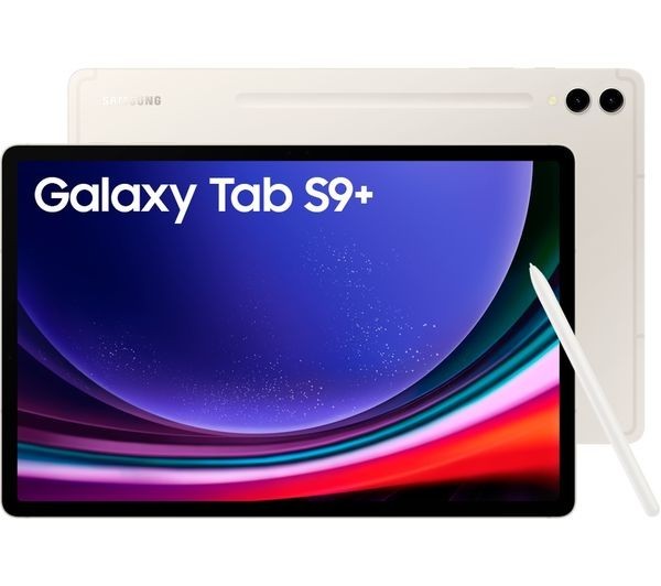 Samsung Galaxy Tab S9+ SM-X816B 256GB, Wi-Fi + 5G, 12.4"" - Beige - Grade A