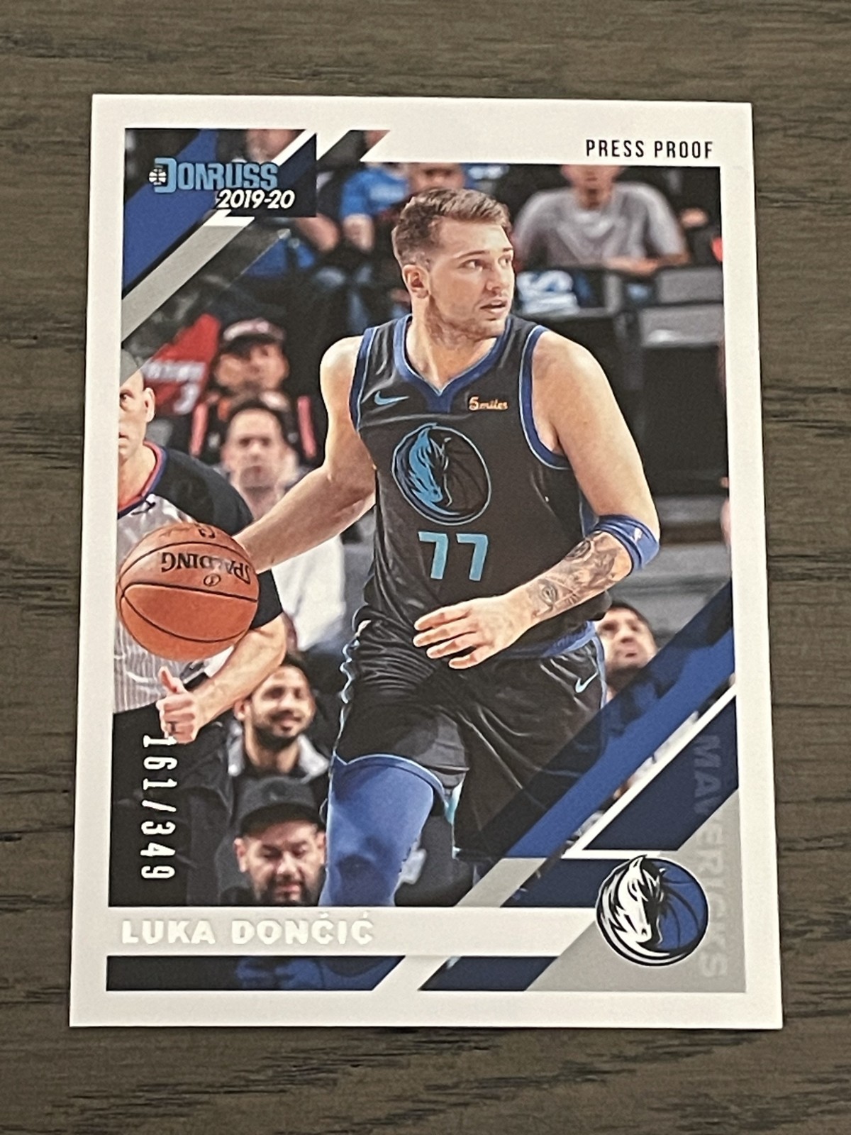 2019-20 Donruss Press Proof Silver Luka Doncic #46 Mavericks /349