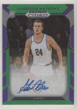 2019 Panini Prizm Draft Picks Purple & Green /199 Garrison Mathews #108 Auto n1u