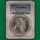 1885-O Morgan Dollar PCGS MS64 Mint State Coin #38904