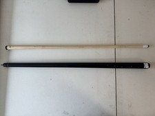 Viking Valhalla VA101 Pool Cue   Wrapless Black 58 2-Piece Billiard Stick - 20oz