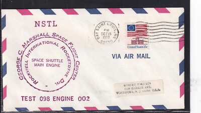 Raketen Space Shuttle Engine 2 Test 98,  Bay St. Louis 15.12.77