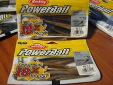 2 Packs Berkley Soft Fishing PowerBait 4" Split Tail Minnow PBBMW4-SMLT Smelt 
