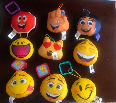 McDonald's Happy Meal Emoji plush toys