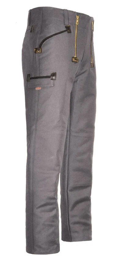 EIKO Zunfthose LEINE 4421 grau ohne Schlag Maurerhose Hose Arbeitshose